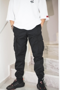 Kyoto Cargo Pants Black