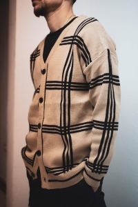 Kyoto Knitted Cardigan Brown