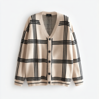 Kyoto Knitted Cardigan Brown
