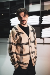 Kyoto Knitted Cardigan Brown