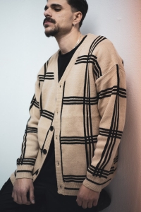 Kyoto Knitted Cardigan Brown