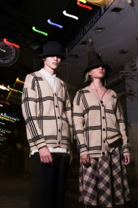 Kyoto Knitted Cardigan Brown